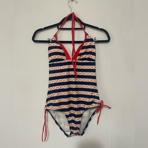 VM sailor pinup nautical one piece swimsuit